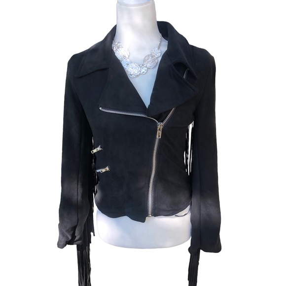 Fringe Faux Suede Jacket 🤩 - Picture 1 of 7
